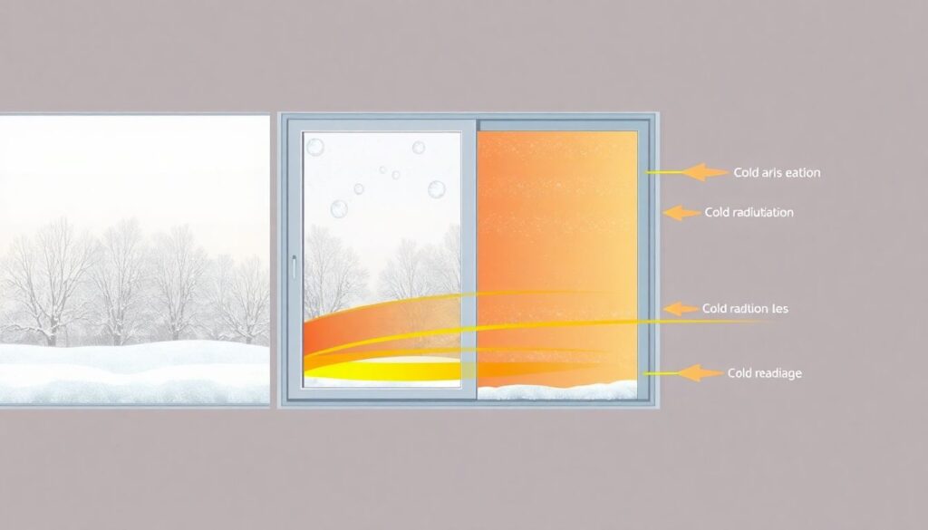 Снижение теплопотерь через двери и окна - иллюстрация