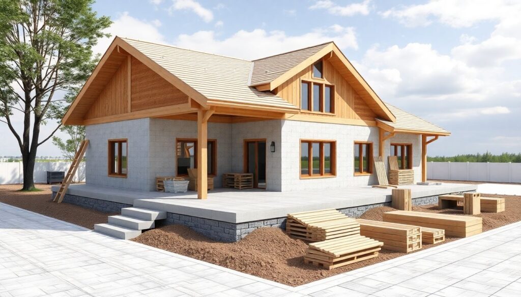 Как рассчитать потребность в строительных материалах на дом - иллюстрация