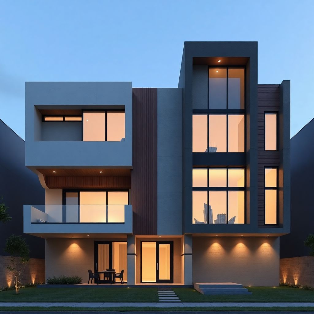 Эксцентричные фасады: креативные решения для современного дома