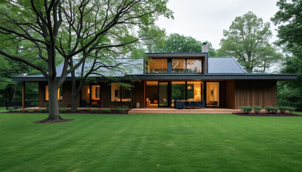 Резиденции за городом: архитектурные идеи - иллюстрация