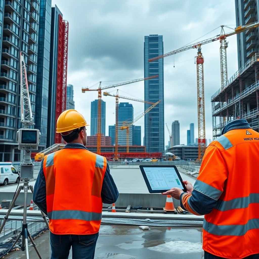 Контроль погодных условий на стройплощадке для безопасности и качества
