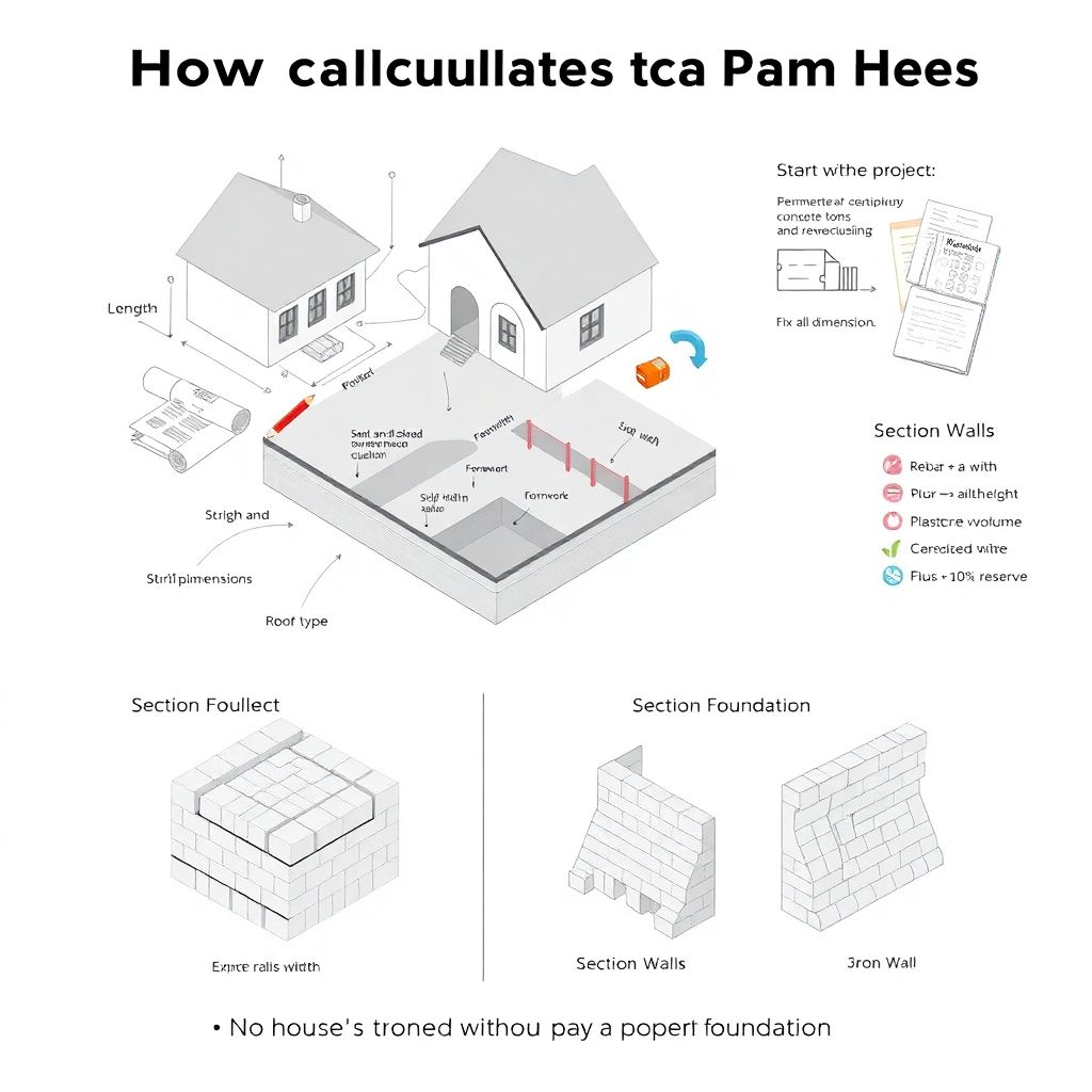Как рассчитать потребность в строительных материалах на дом: пошаговая методика