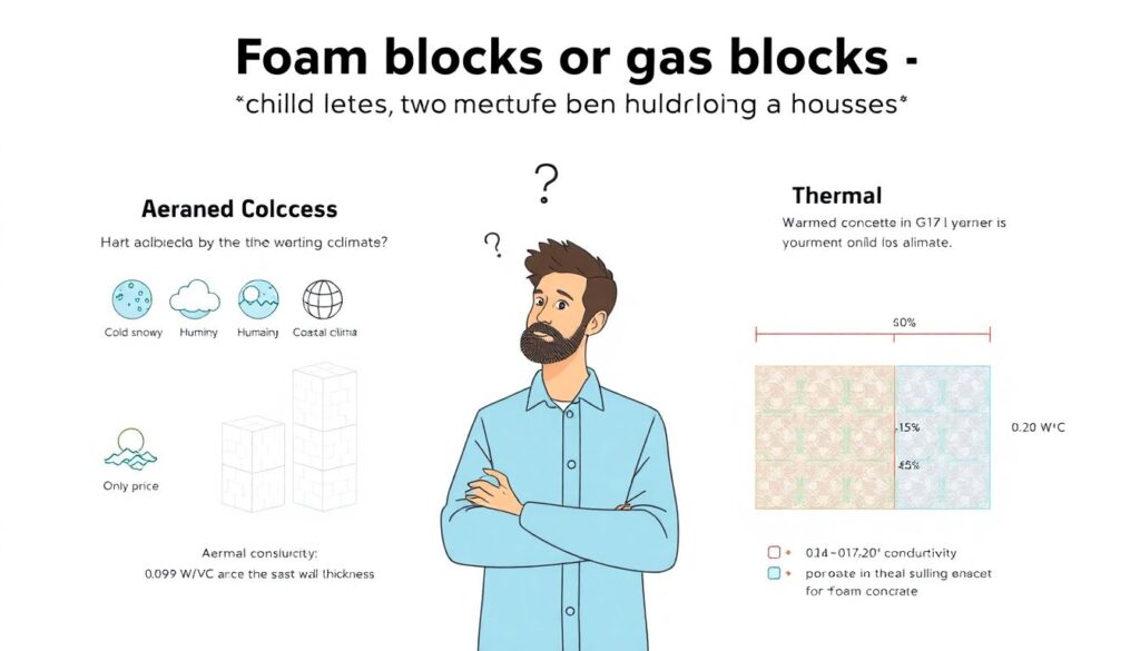 Сравнение пеноблоков и газоблоков для внешних стен - иллюстрация