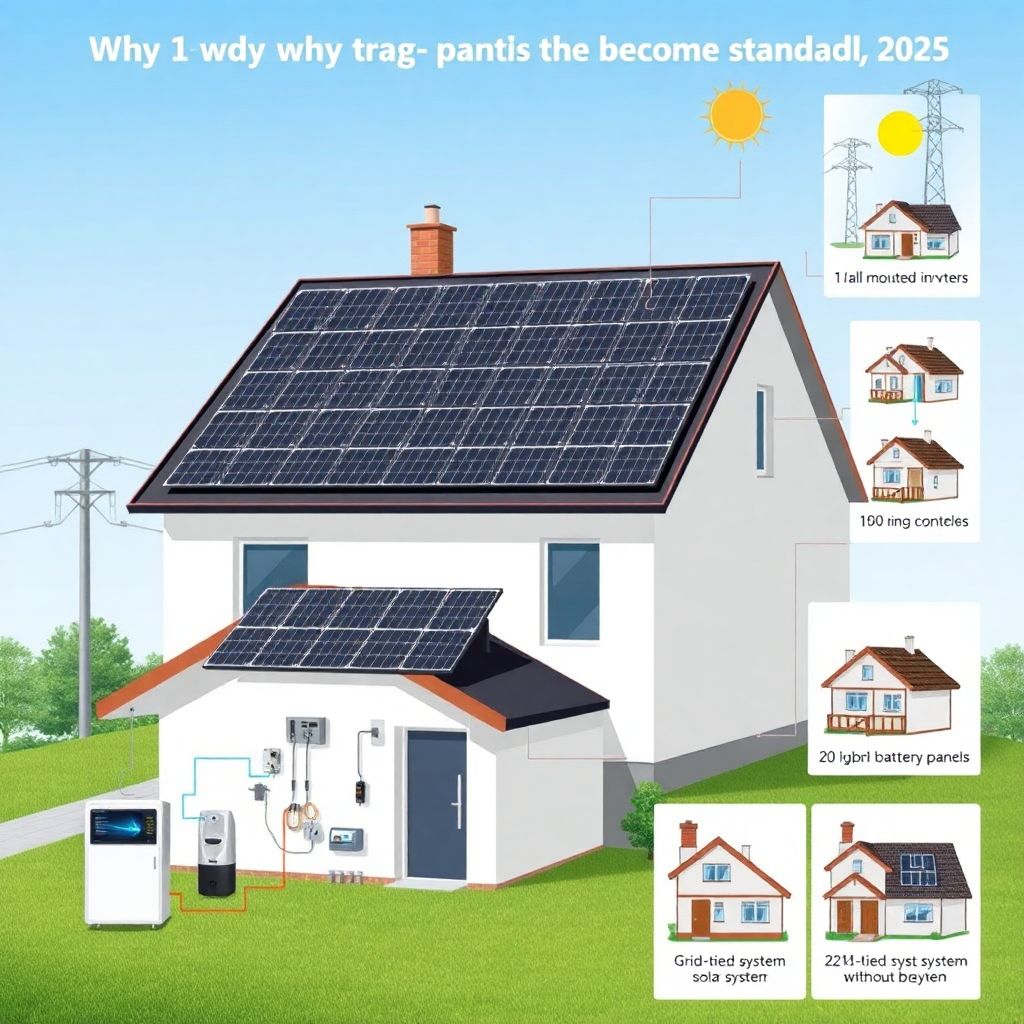 Системы солнечных панелей для частного дома: выбор, установка и выгода