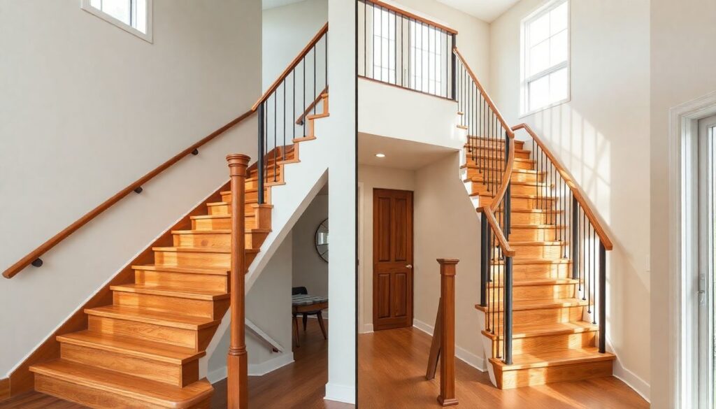 Выбор лестницы: материалы и стиль - иллюстрация