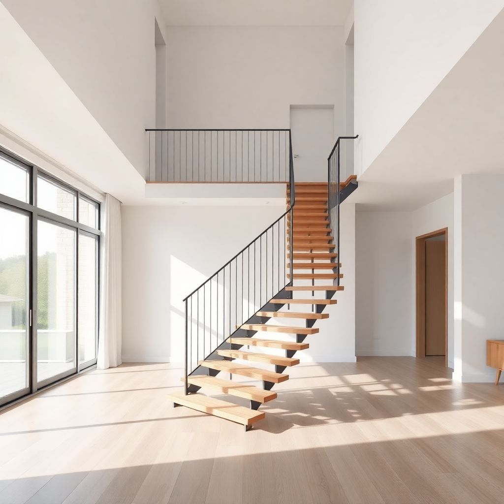 Выбор лестницы: как сочетать материалы и стиль в интерьере дома