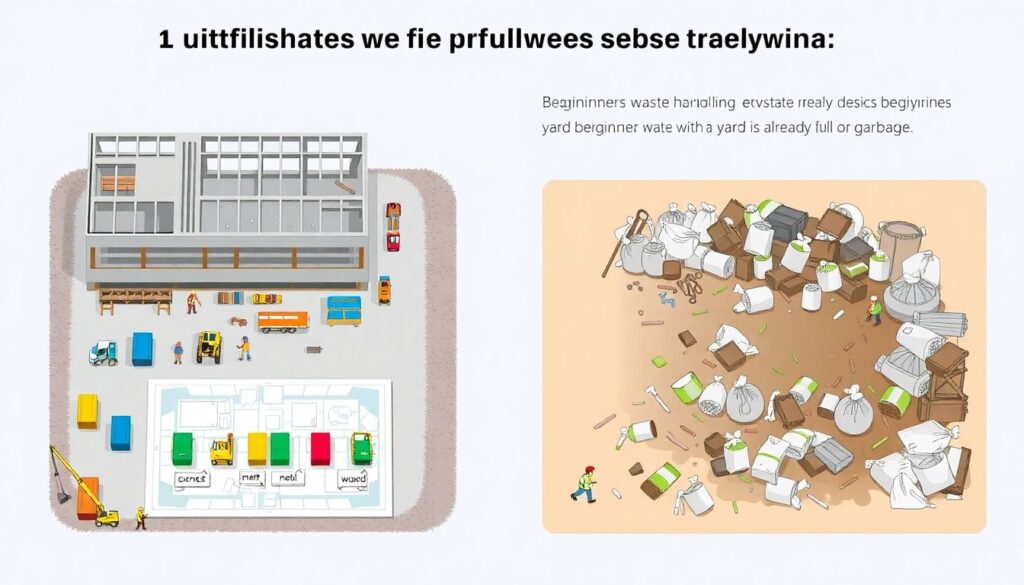 Утилизация отходов при строительстве частного дома - иллюстрация